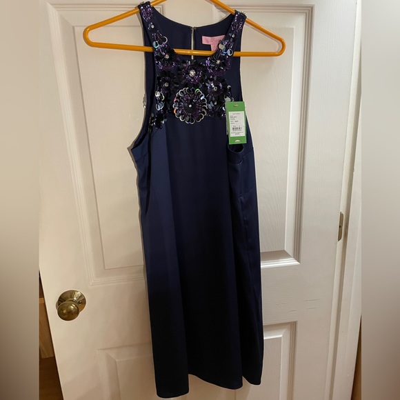 Lilly Pulitzer Navy Celsea Shift Dress - Picture 3 of 4